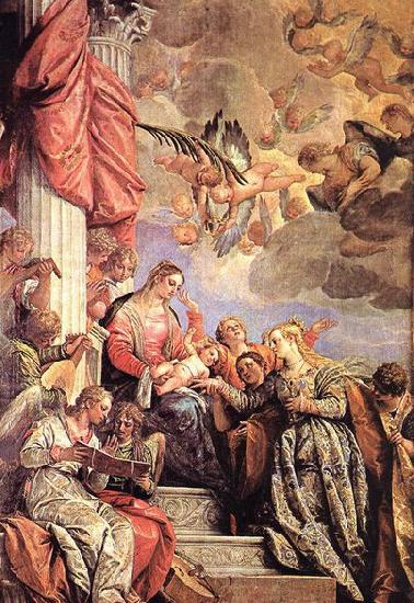 Paolo  Veronese The Marriage of St Catherine oil painting image